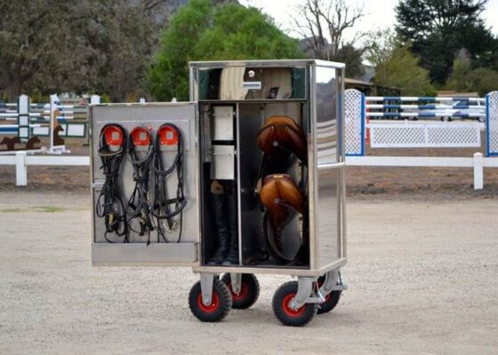 horse show tack trunk