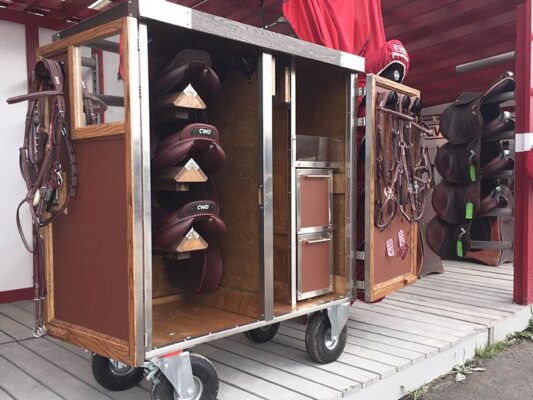 horse show tack trunk
